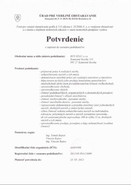 Potvrdenie